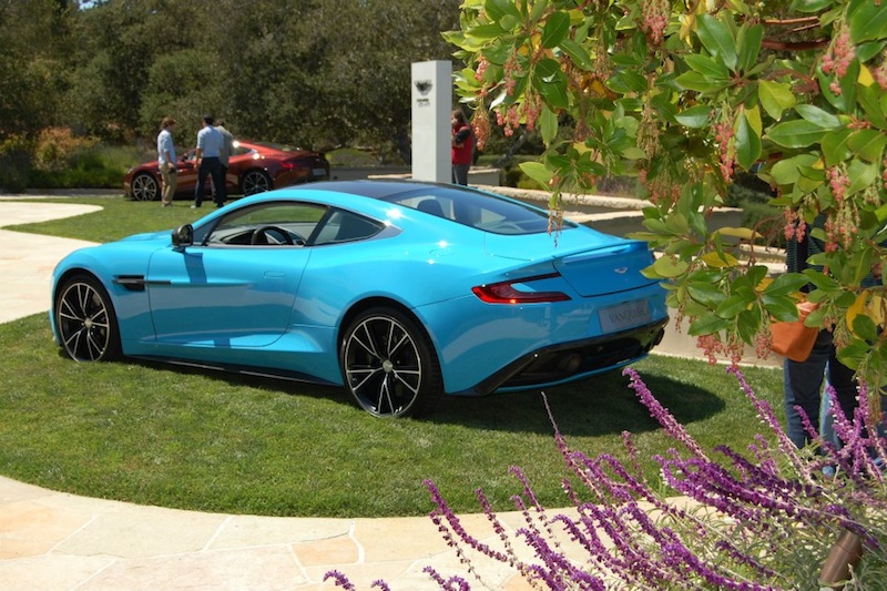 Aston Martin Vanquish Blue