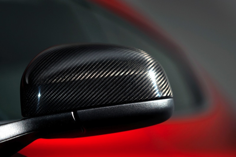 Rapide S - carbon fibre mirror caps