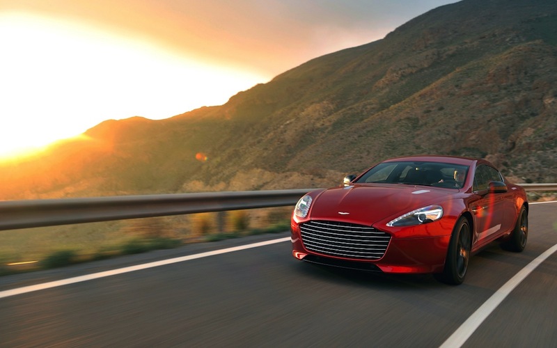 Rapide S - on road front left