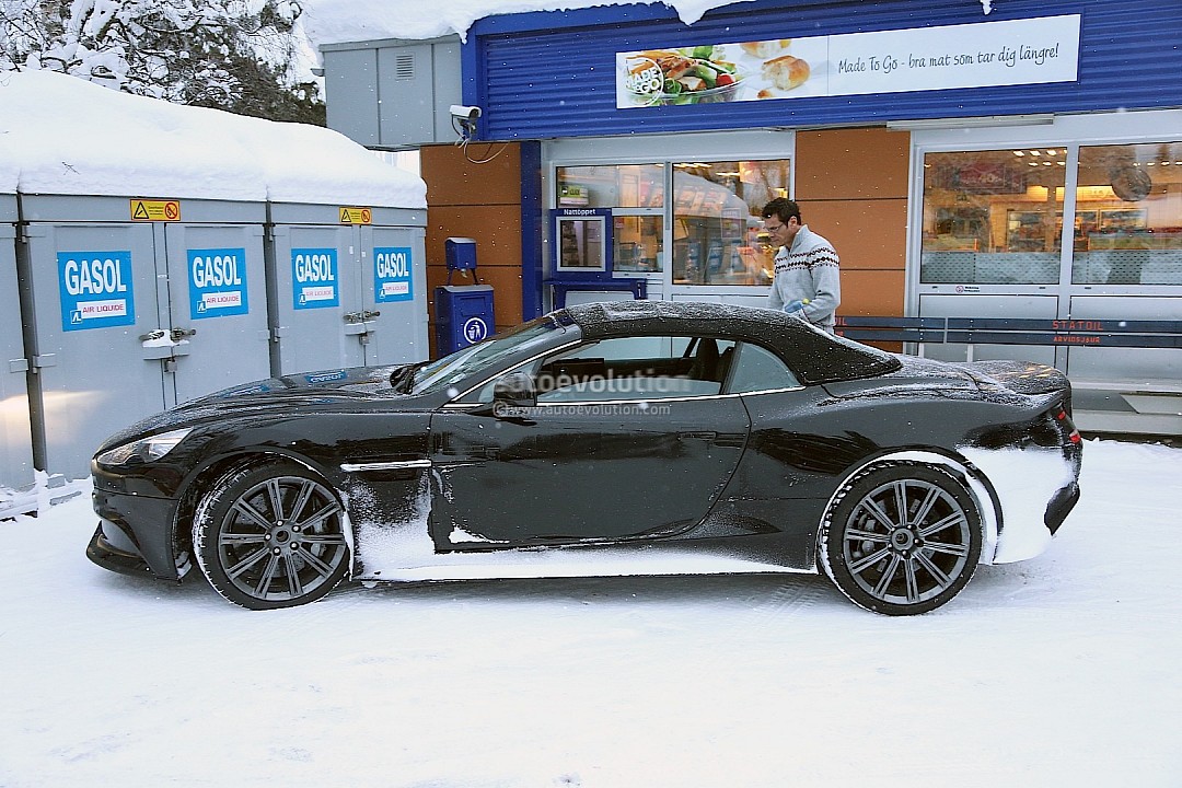 Vanquish Volante close up - side