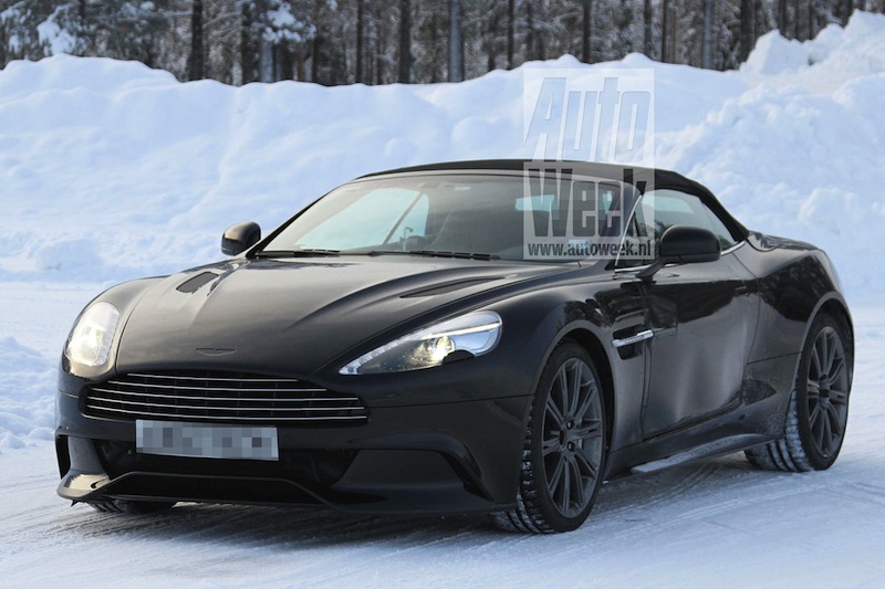 Vanquish Volante spy shot - front