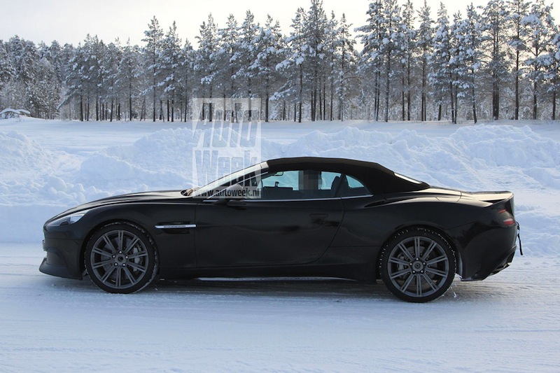 Vanquish Volante spy shot - side