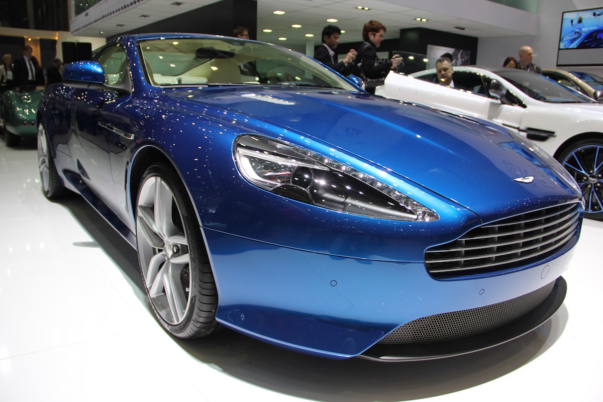 DB9 in Ming Blue - front