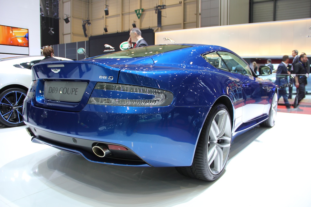 DB9 in Ming Blue - rear