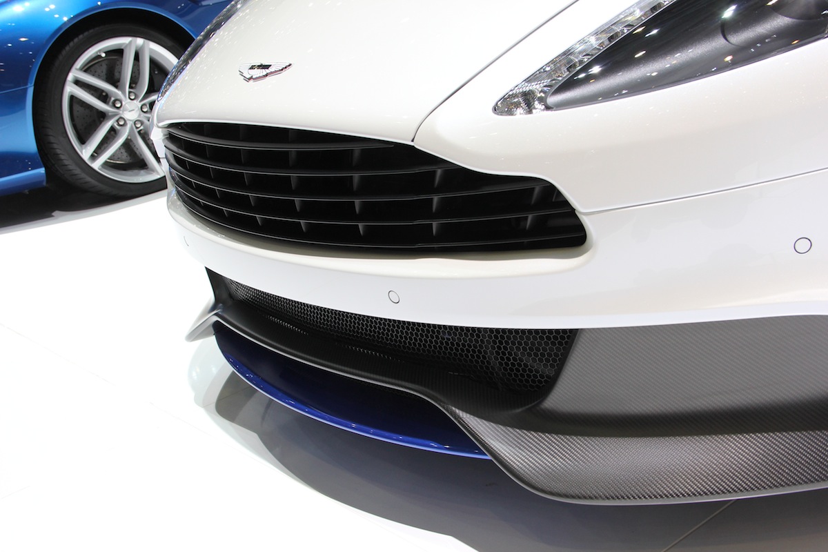 Vanquish by Q - blue front spoiler lip