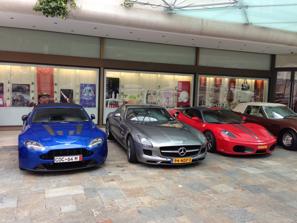 day 3 Monaco - parking at the Fairmont