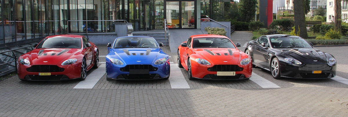 4 x V12 Vantage - front