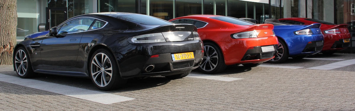 4 x V12 Vantage - rear