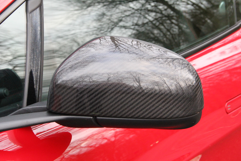 Carbon fibre mirror caps 1