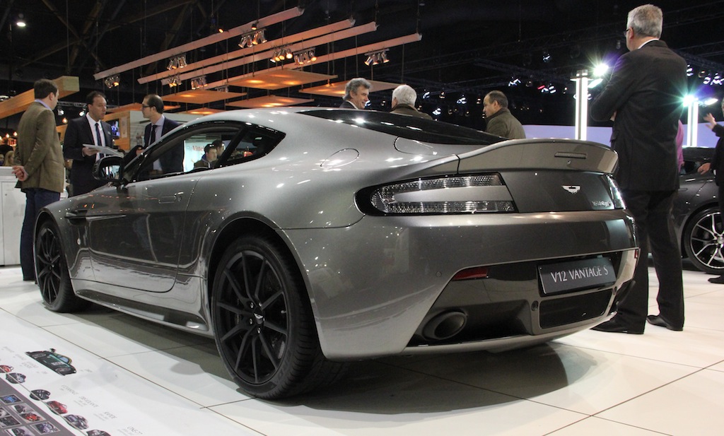 V12 Vantage S in Tungsten Silver - rear