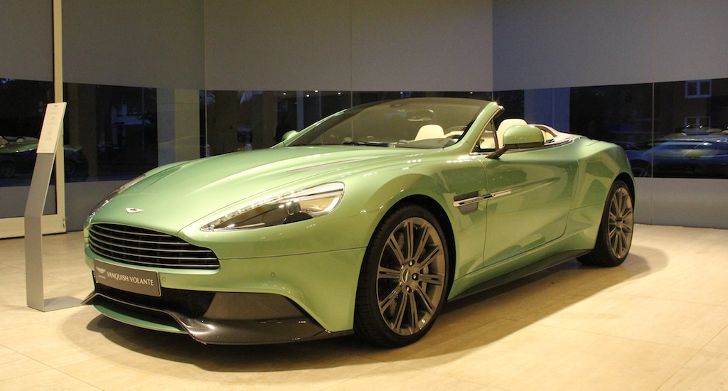 Vanquish Volante - Apple Tree Green - front left