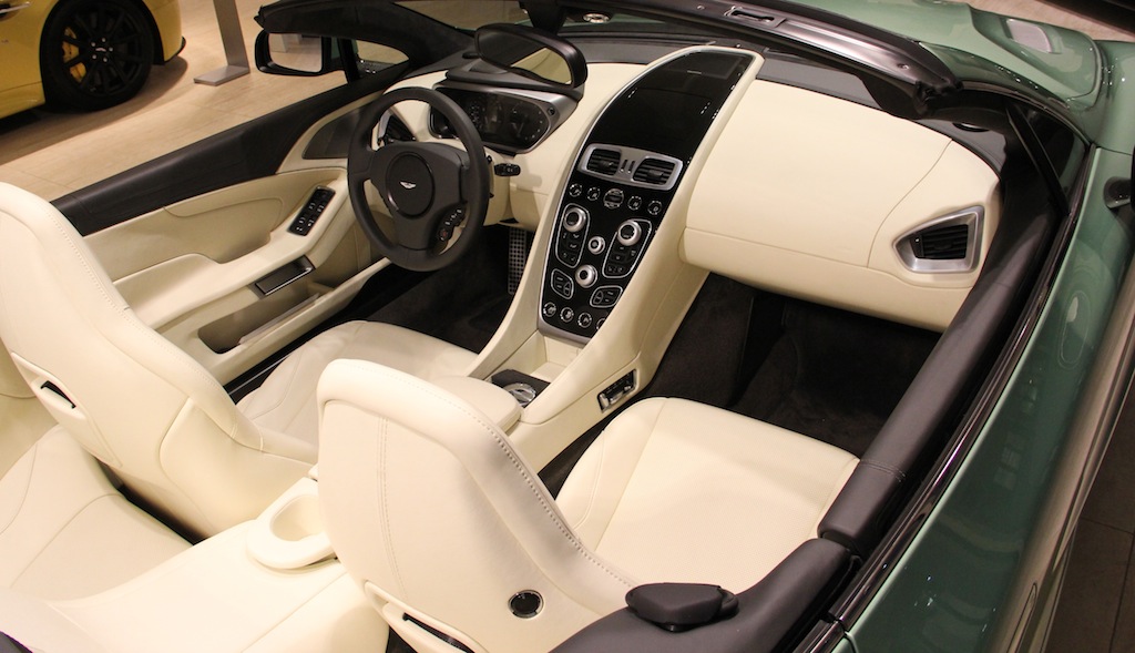 Vanquish Volante - Apple Tree Green - interior