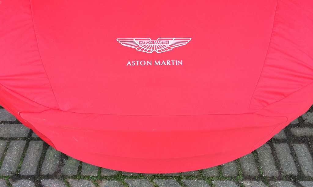 Aston Martin logo on front