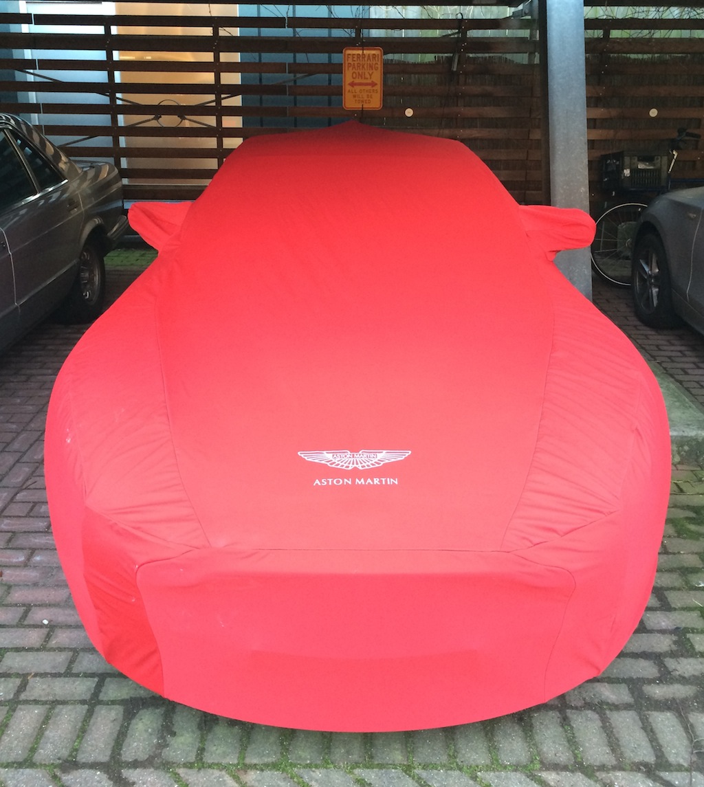 Vanquish car cover - front