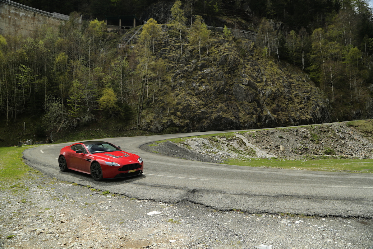 V12 Vantage in the Pyrenees