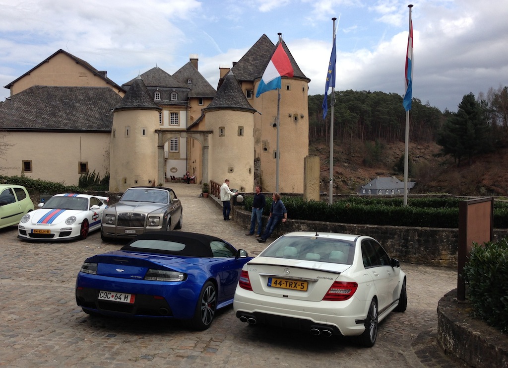 day 1.1 Lunch at Chateau Bourglinster in Luxembourg